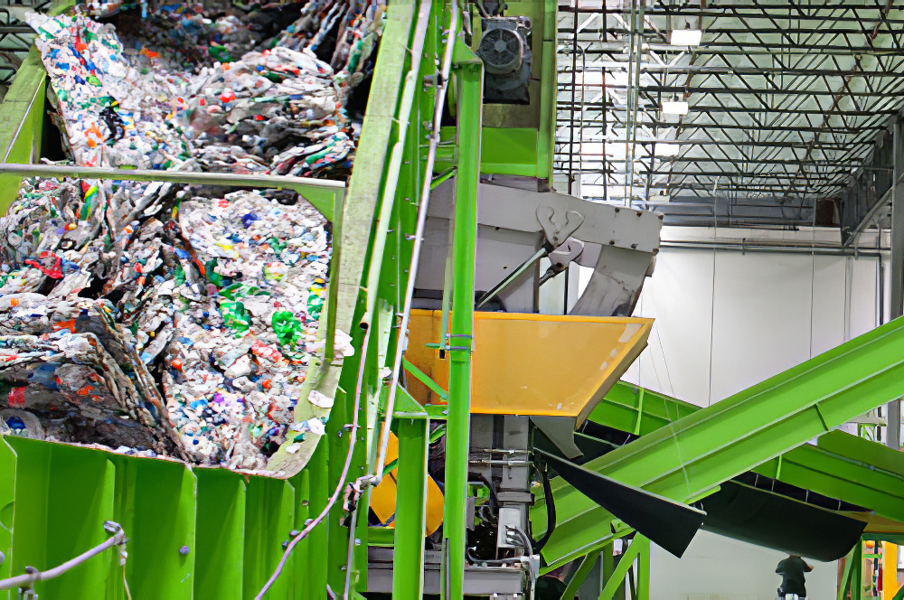 recycling plant interior photo